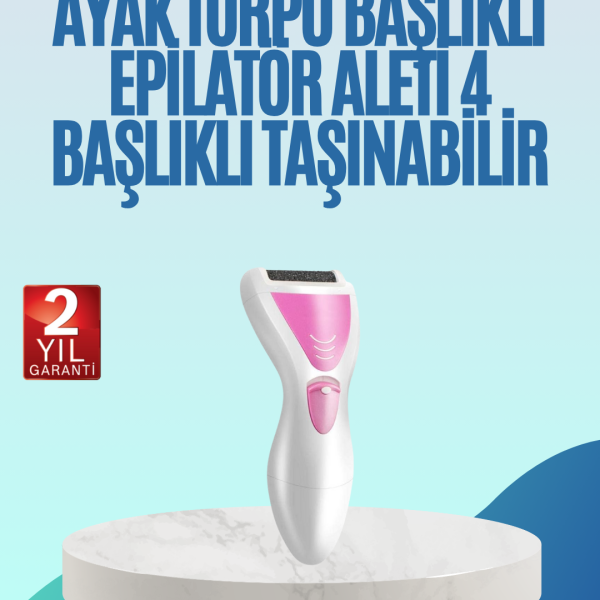 Şarjlı Epilatör ve Ayak Törpüsü Seti