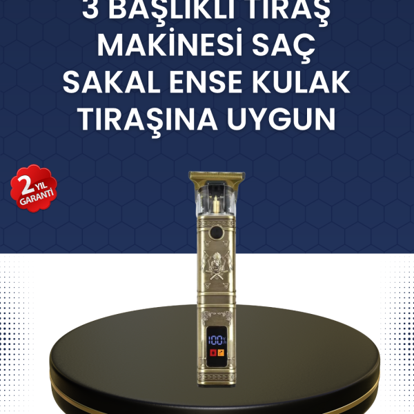 Burun ve Kulak İçin 2’si 1 Arada Tıraş Başlıklı Cihaz