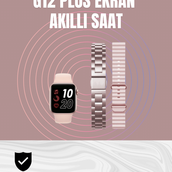 Titreşimli Bildirimli Akıllı Saat – Nabız, GPS, Spor Modları, Telefon Eşleştirme Özellikli