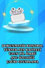 Akıllı Saat ve Kulaklık Seti Bildirim Görme Arama Cevaplama ANC Özelliği - Görsel 4