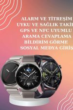 ANC Özellikli Bluetooth Kulaklık ve Amoled Ekran Akıllı Saat Uyku ve Sağlık Takibi Nabız Ölçer - Görsel 2