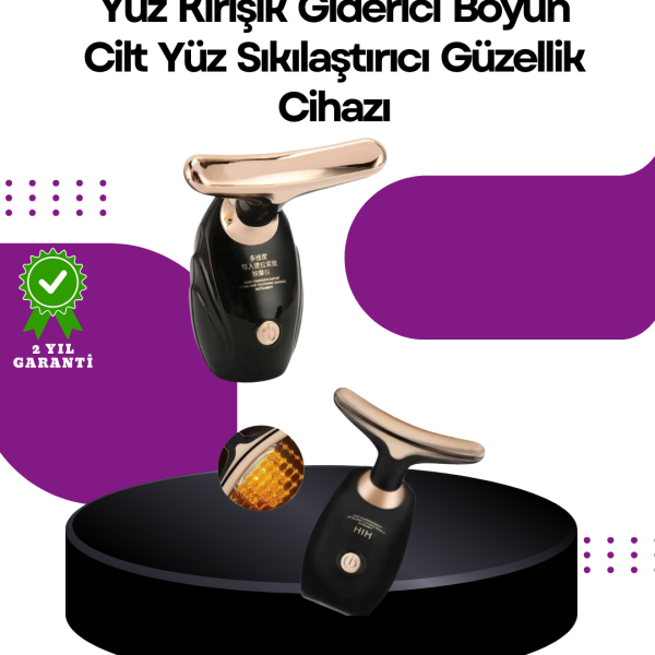 Şarjlı Yüz Masaj Aleti – Gözenek Sıkılaştırıcı & Cilt Yenileyici Etki