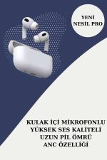 3 Kordonlu Pembe Amoled Ekran Akıllı Saat ve Yeni Nesil Pro Kablosuz Bluetooth Kulaklık ANC/ENC - Görsel 4