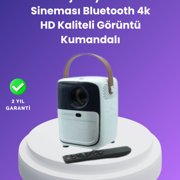 Çoklu Giriş Destekli Projektör – HDMI, USB ve Kulaklık Bağlantı Seçenekleriyle Geniş Uyumluluk