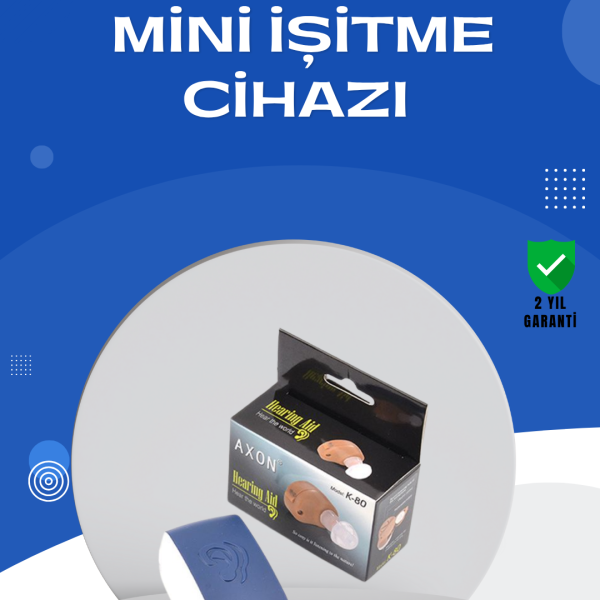 Tek Kulakta Kullanıma Uygun Hafif İşitme Cihazı