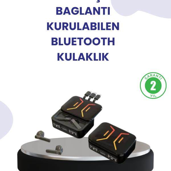 300mAh Kutulu Bluetooth Kulaklık – 40mAh Kulaklık Bataryası