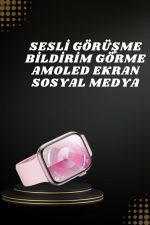 Akıllı Saat İos Andorid Destekli Titreşimli GPS Özelliği Bildirim Özelliği - Görsel 2