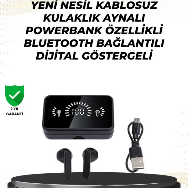 Bluetooth 5.4 Kablosuz Kulaklık – Gürültü Engelleme ve Dokunmatik Kontrol