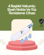 Mikro Kristal Başlıklı Siyah Nokta Temizleme Cihazı – Vakum Gücüyle Gözenek Sıkılaştırıcı ve Ölü Deri Temizleyici