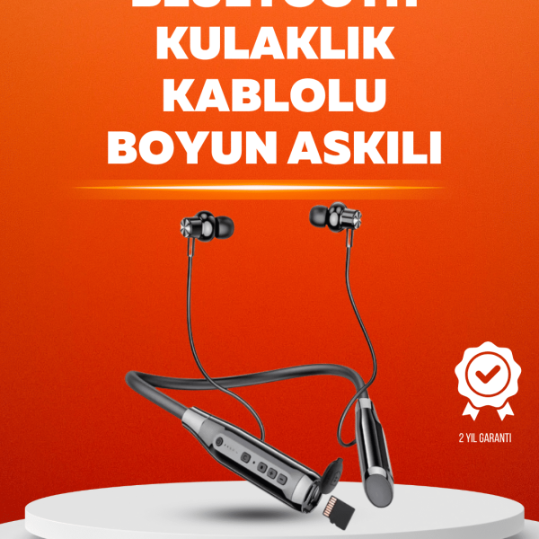 Manyetik Başlıklı Bluetooth Kulaklık – 120 Saat Şarjlı, Konforlu Tasarım