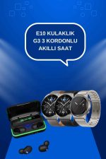 Yeni Nesil Akıllı Saat Ve Bluetooth Kulaklık Titreşim Bildirimleri Uyku Takibi - Görsel 5