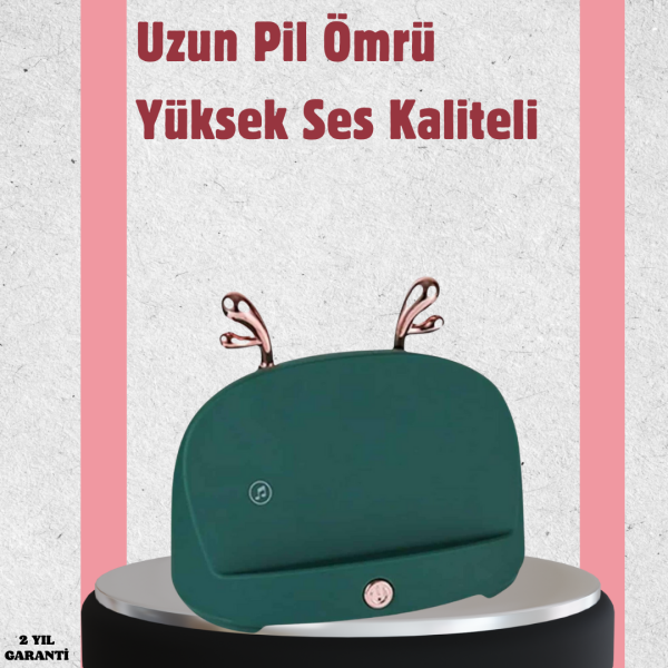 Taşınabilir Kablosuz Telefon Tutucu ve Bluetooth Hoparlör – Kompakt Tasarım, Üstün Ses