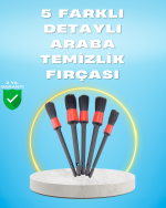 5&apos;li Araba Temizlik Fırçaları-Farklı Boyutlu Fırçalarla Derinlemesine Temizlik