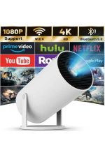 Sinema Projeksiyonu Projektörü ve Dijital Göstergeli Bluetooth Hoparlör Uzun Pil Ömrü HD Kalite - Görsel 5