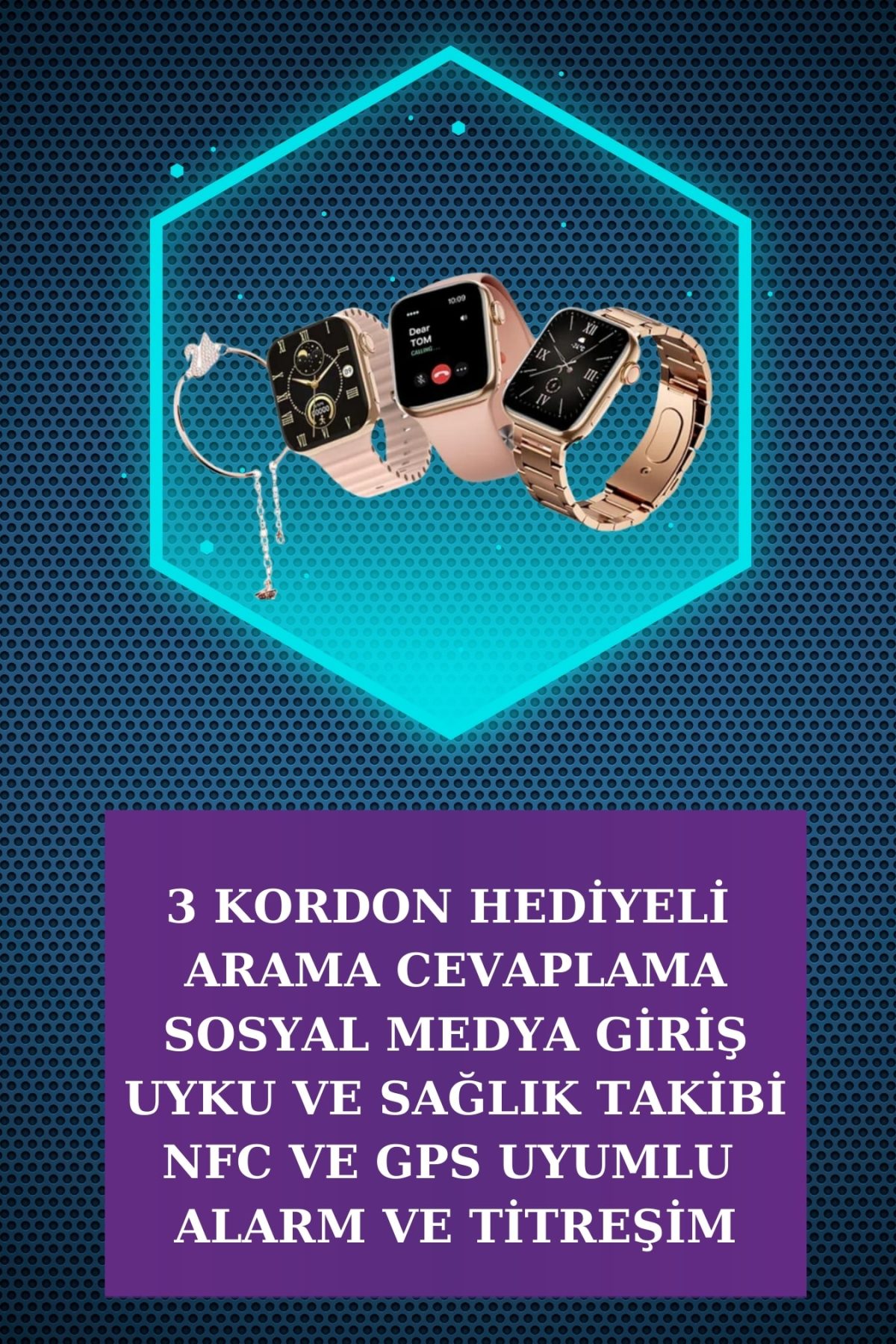 Dijital Göstergeli Powerbank Bluetooth Kulaklık ve Yeni Nesil Amoled Ekran Akıllı Saat - Görsel 2
