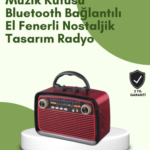 Kablosuz Bluetooth Hoparlör – Yüksek Ses Kalitesi, Uzun Pil Ömrü, FM ve AM Radyo Fonksiyonu