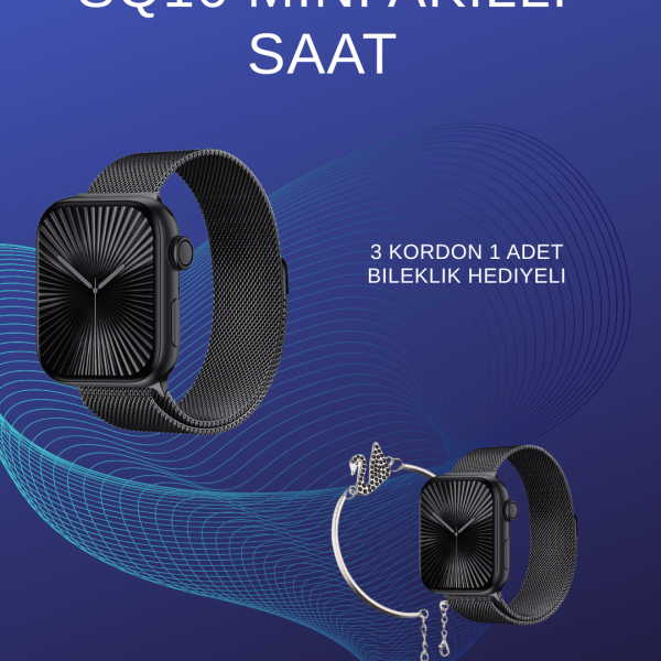 SQ-16 Mini Series 10 Akıllı Saat | Spor Modları, Bildirim ve Müzik Kontrolü