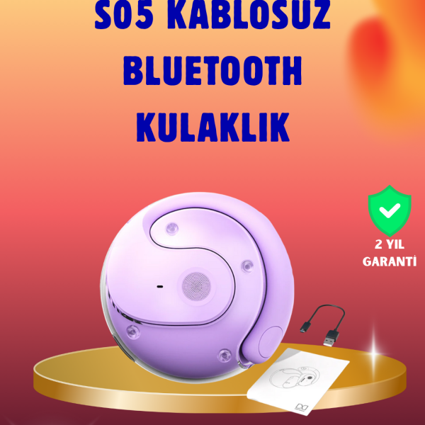 . S05 Hafif Spor Kulaklık – PC + ABS Malzeme ile Baskısız Kullanım