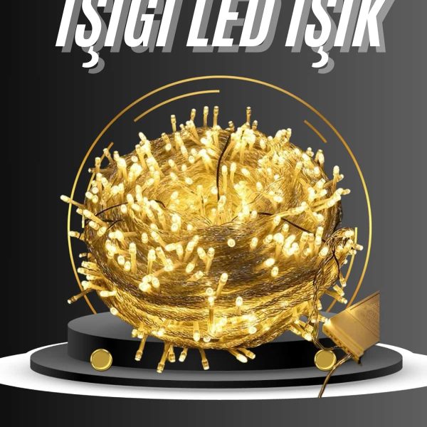 Dış Mekan Led Aydınlatma 10 Metre Gün Işığı Led Işık Pilli