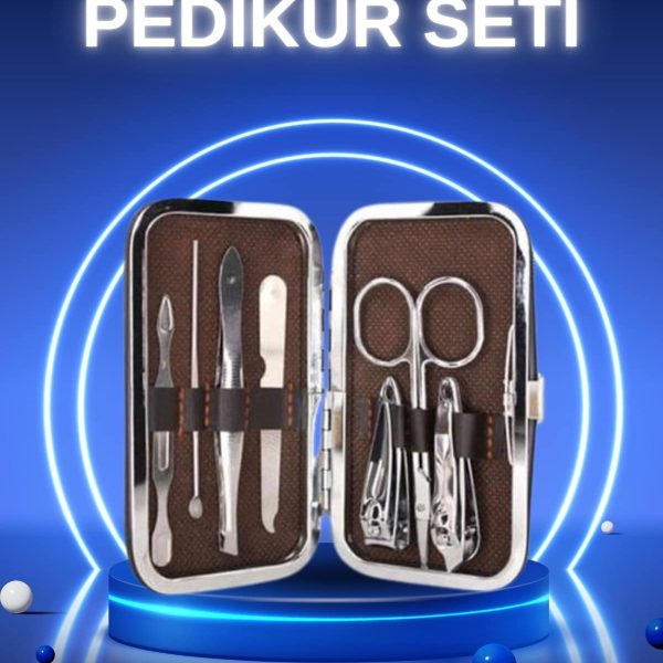Manikür Pedikür Seti 7 Parça Tırnak Mantarı Tırnak Batığı Temizleme Taşınabilir