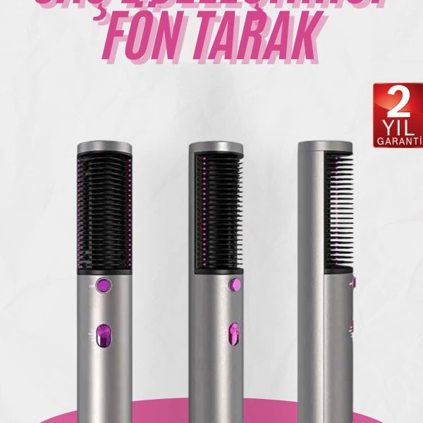 Fön Tarak Düzleştirici Seramik Kaplama Fön Makinesi Saç Kurutma