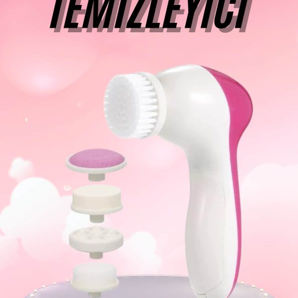 5 Başlıklı Titreşimli Cilt Temizleme Seti Canlandırıcı ve Onarıcı