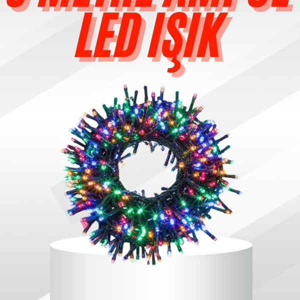 Karışık Renk Pilli Led Işık Çok Fonksiyonlu Enerji Tasarruflu 5 Metre