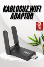 Wifi Adaptörü Bt5.0 Wifi 2&apos;si Bir Arada Çift Bantlı Çift Anten