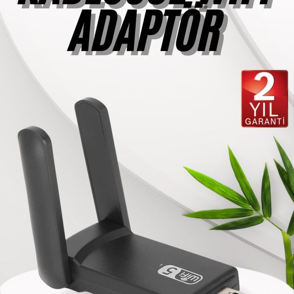 Wifi Adaptörü Bt5.0 Wifi 2&apos;si Bir Arada Çift Bantlı Çift Anten