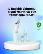 Gözenek Açıcı Buhar Etkili Vakumlu Siyah Nokta Temizleyici – Farklı Cilt Tiplerine Uygun Çok Başlıklı Temizlik Cihazı