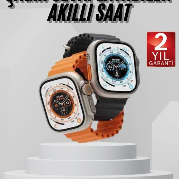 Akıllı Saat Amoled Ekran Bluetooth Bağlantılı Özel Tasarım Unısex