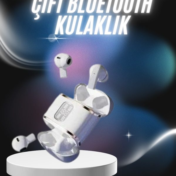 Profesyonel Dijital Göstergeli Düşük Gecikme Bluetooth Kulaklık Çift Kulaklık
