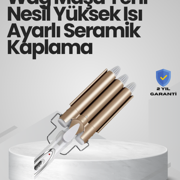 Bukle Saç Maşası – Kolay Kullanım, Sağlıklı Bukleler yüksek ısılı