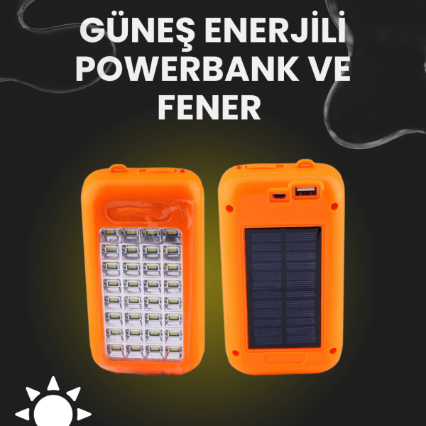 GS-875 GÜNEŞ ENERJİLİ POWERBANK