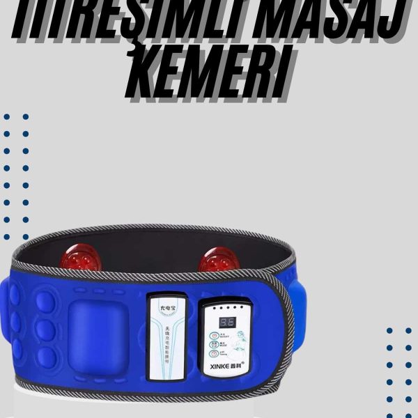 Göbek İnceltme Kemeri Kas Gevşetici Masaj Aleti Titreşimli Masaj Kemeri