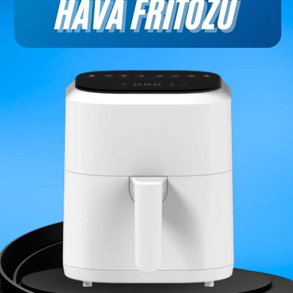 Hava Fritözü 4L Airfryer Pratik Uzun Ömürlü Yağsız Pişirme Taşınabilir