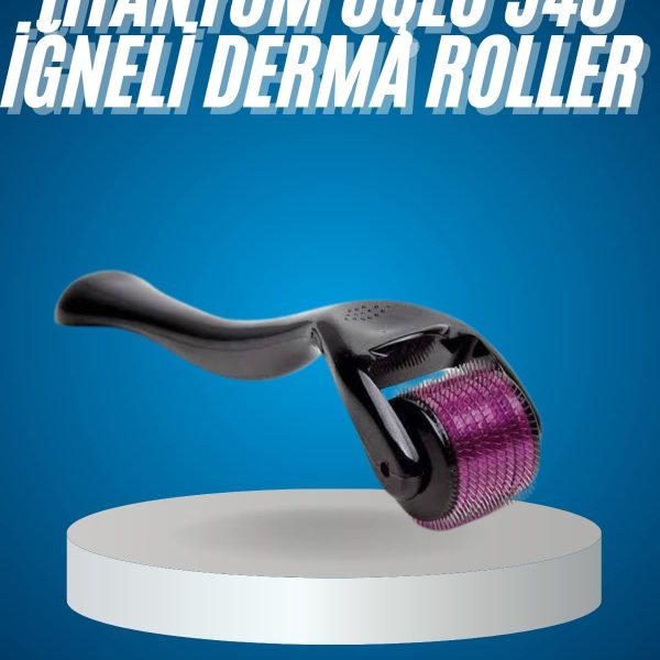 Titanyum Uçlu Derma Roller 540 İğneli 1 mm Gözenek Azaltıcı Akne İzlerine Uygun