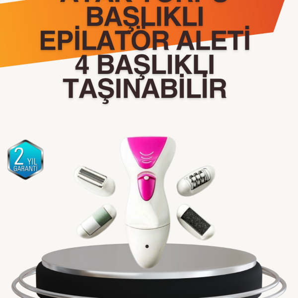 4 Fonksiyonlu Epilasyon ve Tırnak Bakım Makinesi