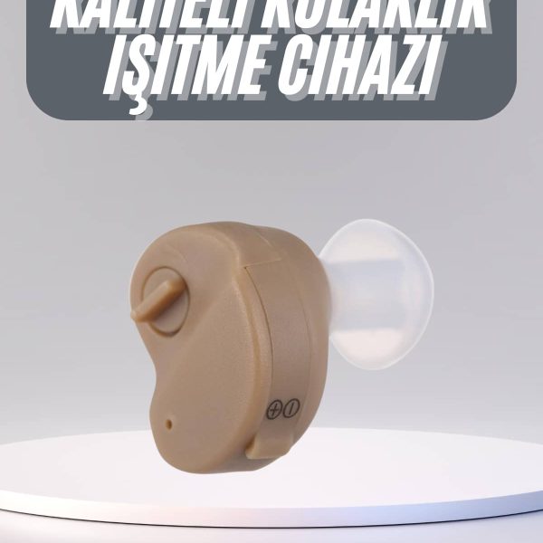Kulak İçi Ses Yükseltme İşitme Cihazı Gürültü Önleyici Tekli Silikonlu