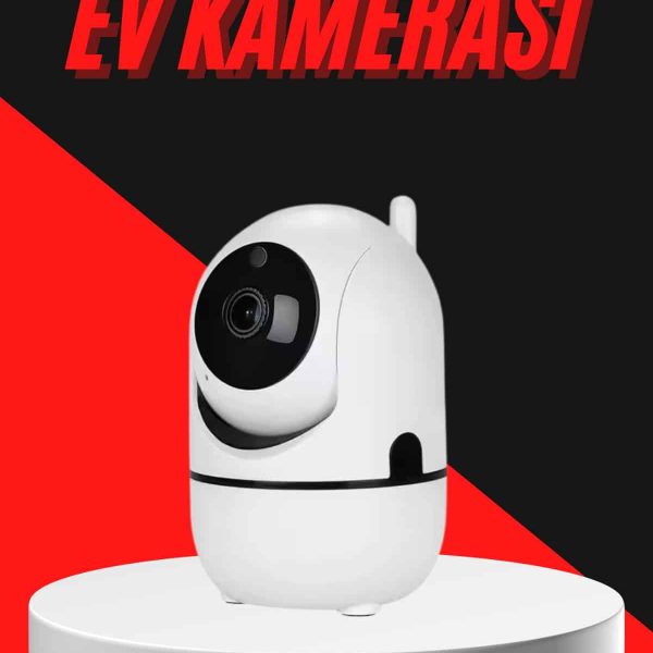 Baby Kamera Kablosuz 720P Beyaz 360 Derece Wifi Kamera Full HD 1080p