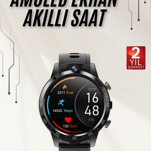 Akıllı Saat 3 Kordon Akıllı Saat Android ve İOS Uyumlu Uzun Ömürlü Titreşimli