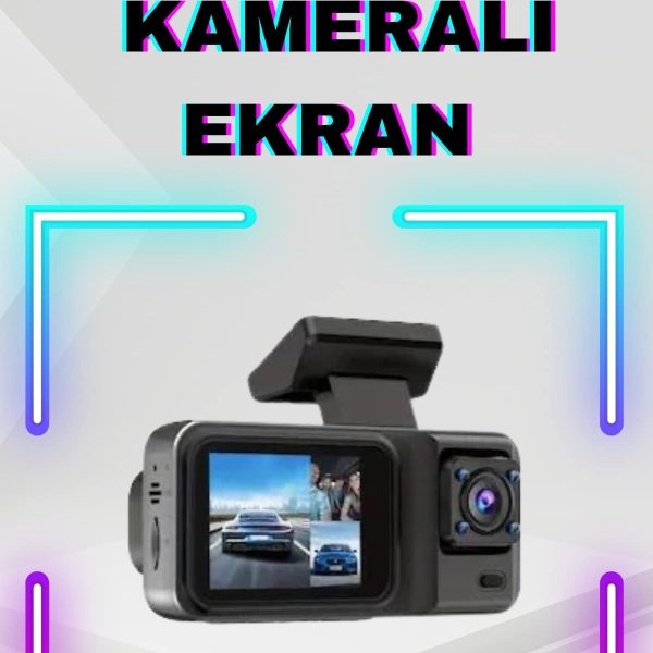2 İnç Araç İçi Kameralı Ekran 1080P Full HD Kaliteli Hafıza Kart Destekli