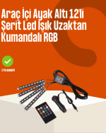 Kumandalı Araç LED Şerit Işıklar
