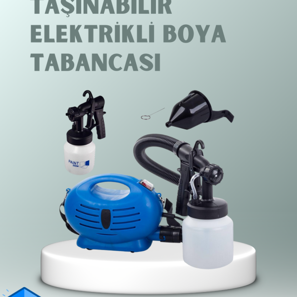 3 Modlu Püskürtme Özellikli Boya Cihazı-Damlama Yapmayan
