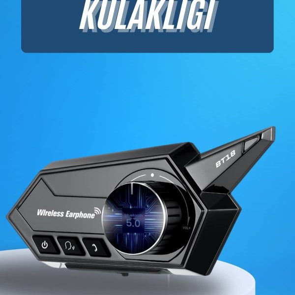 Intercom Bluetooth Kulaklık Kask Kulaklığı ANC Özelliği Yüksek Ses Kaliteli