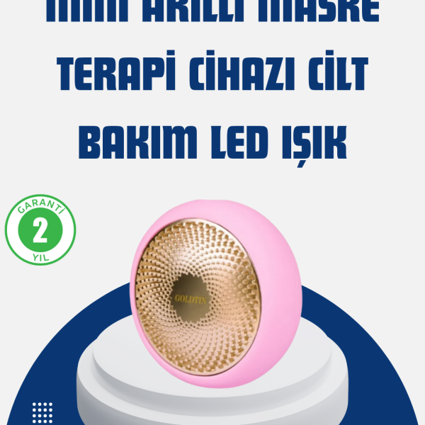 LED Işık Terapisi ve Termoterapi Özellikli Hızlı Cilt Bakım Cihazı