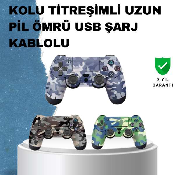 Ergonomik Tasarımlı Oyun Kolu – Hassas Tetikler ve Analog Stickler
