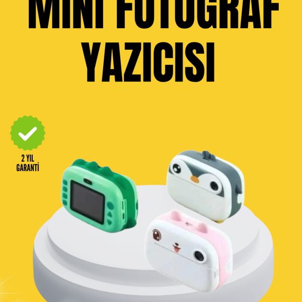 Baskı Kamera – Çift Lensli, Anında Baskı ve 10X Zoom Özellikli Dijital Fotoğraf Makinesi