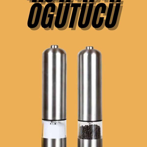 Baharat Öğütücü Otomatik Ayarlanabilir Tuz Karabiber Baharat Değirmeni