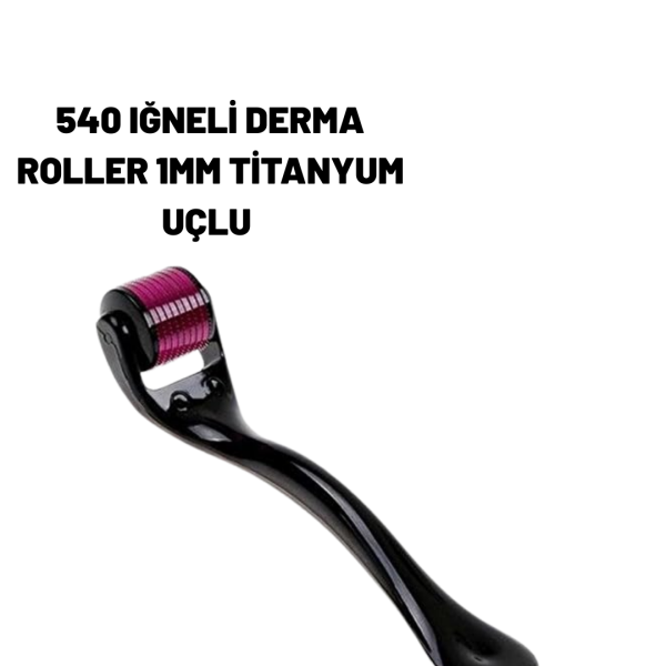 Ev Tipi Mikro İğneli Cilt Bakım Aleti – 0.25 mm Titanyum Roller